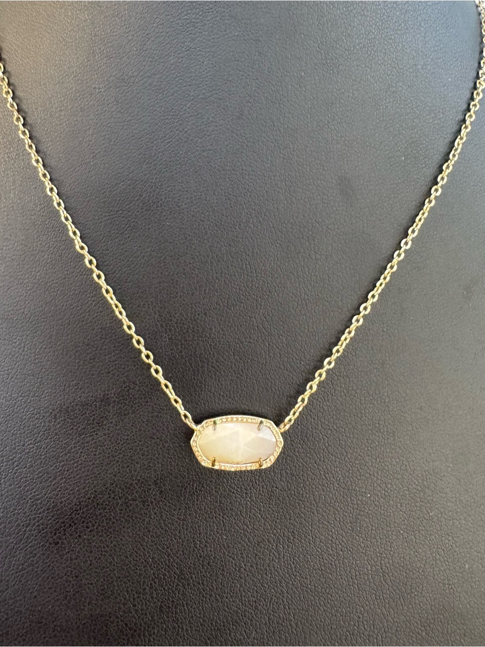 Kendra Scott Elisa Gold & Mother of Pearl Necklace
